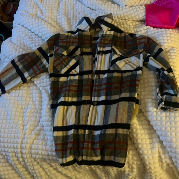 brand- shein size- 11-12 youth plaid jacket - Picture 1 of 3